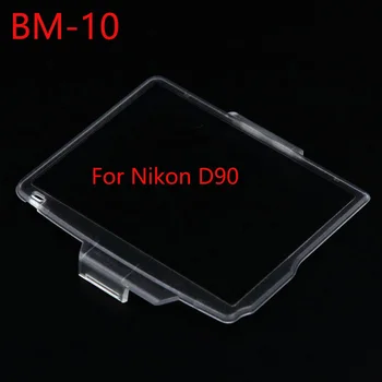 10pcs/veliko BM-10 Trdo Plastično folijo, Zaslon LCD Zaslon Pokrov Protector za Nikon D90