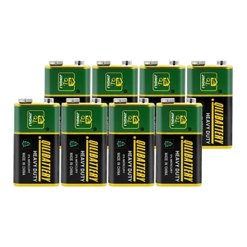 8PCS 6F22 PPP3 6LR61 9V Baterije varno baterije za Industrijsko uporabo, Super Težka Suho Litijeve Baterije Za Radijska Budilka Igrača