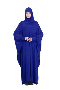 Muslimanske Ženske Molitev Abaya Jilbab Hooded Polno Kritje Maxi Obleko Arabska Oblačila Hidžab Haljo Islamske Khimar Tančico Svoboden Ramadana Obleke