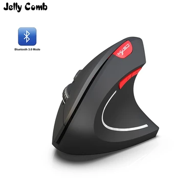Jelly Glavnik Ergonomska Navpično Brezžično Miško Bluetooth Optične Miške za Prenosni računalnik Prenosni Računalnik Gaming Miška 2400DPI Nastavljiv