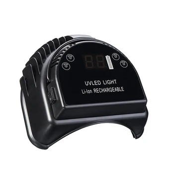 High Power Pro Akumulatorski LED Lučka za Nohte in UV Lak Svetilka, Polnilne Baterije Design UV Lučka za Brezžični Zdravljenju Svetlobe