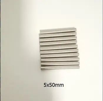 100 kozarcev/veliko PT100 Temperaturni Senzor iz Nerjavečega Jekla Ohišje Cevi Zaščitni Rokav 5*50mm