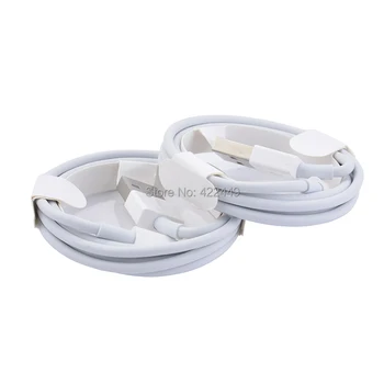 10pcs/veliko Visoko kakovostnih 1m 3 m bel USB za Sinhronizacijo Podatkov, Napolnite telefon Kabel Z drobno paket polnilnik, kabel