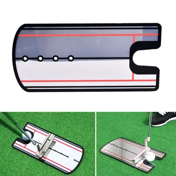 Novi Golf Zamahu Naravnost Praksi Golf Dajanje Ogledalo Poravnava Pomoči za Usposabljanje, 31 X 14.5 cm Swing Trainer Oči Skladu Golf Pribor