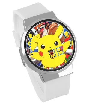 Pokemon Nepremočljiva TouchScreens Watch Pikachu Žep Pošast Digitalni Ročne ure LED Študent Srčkan Watch Rojstni dan Darila moške