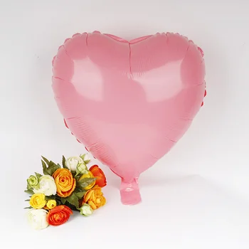 18 inch srce oblika candy barve Macaron balon Poroko ljubezen Baby tuš Rojstni dekor sladko ma caron zraka globos 30pcs