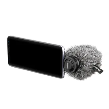 BOYA S-DM100 Puško Mikrofon za Android Digitalni Stereo Kondenzatorski Mikrofon Vrhunski zvok USB Tip-C Naprave za Snemanje