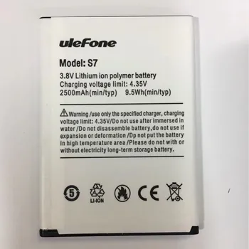 Prvotne Ulefone S7 2500mAh Baterije Za 5.0 palčni ulefone s7 Pametni Telefon s Številko za Sledenje