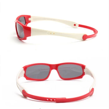 KRMDING Ni enostavno pokvarjen Otroci TR90 Polarizirana sončna Očala Otrok Varnosti blagovne Znamke Očala Prilagodljiva Gume, ki je Otroka Oculos Infantil UV400