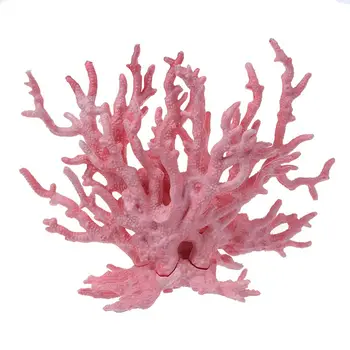 Akvarij Dekoracijo Prst korale, ribe Akvarij terarij tank dekoracijo 13x17cm