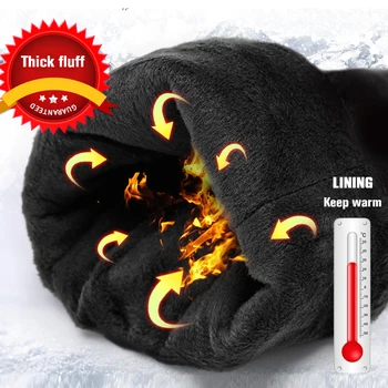 Visoko-kakovostni razred pletena volnena Pravega Usnja ženske rokavice Črno ovčje kože ženske usnjene rokavice toplo ženske zimske rokavice