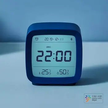 Na zalogi Youpin Cleargrass Bluetooth Budilka pametne Nadzor Temperature in Vlažnosti Zaslon LCD Zaslon, Nastavljiva Nočna
