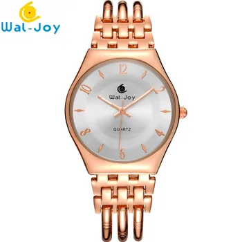 Wal-Veselje blagovne Znamke Ženske-ure Ultra Tanek Izbiranje Luksuzni Zlata ura Ženske Stranka Obleko Ura Nepremočljiva Zapestnico Watch Darilo (WJ9006)