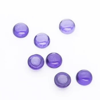 Velikost 4.0~12 mm Okroglo Obliko Violet Chrysoprase CZ Sintetičnih Kubičnih ZirconiaStone