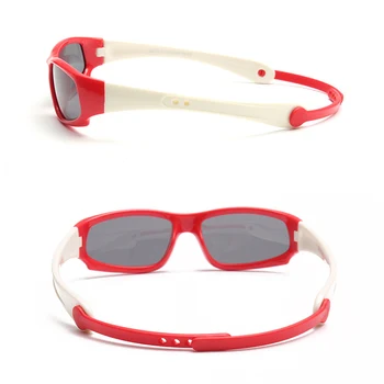 2019 novo silikonsko polarizirana fantje in dekleta sončna očala blagovne znamke design kvadratnih otroci mehko očala UV400 zaščito pred UV žarki TR90 sončna očala