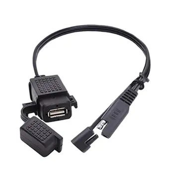 2.1 Nepremočljiva Motoristična USB Mobilnega Telefona Polnilnik SAE za USB Adapter Vtičnice