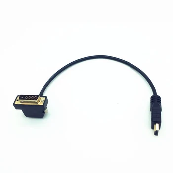 High Speed HDMI v DVI 24+1 Moški kota 90° 0,3 m Kabla
