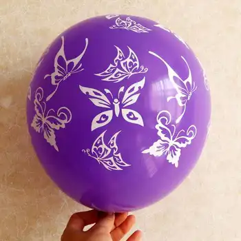 50pcs/lot 12 palčni 2.8 g zgostitev Srčkan Natisnjeni latex balon Happy birthday Dekoracijo Napihljivi Zračni Baloni za Otroke Darilo