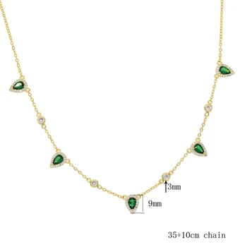 2019 Rose ogrlica Nakit tlakovane Roza Zelene kamna za kristalno kroglice obesek secy choker ogrlice