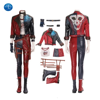 DC Igra Samomor Moštva Ubiti Justice League Cosplay Harley Quinn Kostum Halloween Odrasle Ženske, Modno Obleko, ki bo Ustrezala Joker