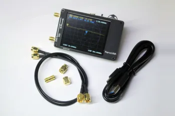 Novo povprečno 2,8-palčni LCD-Zaslon NanoVNA VNA HF VHF UHF UV Vektorski Analizator Omrežja Antena Analyzer + Baterija