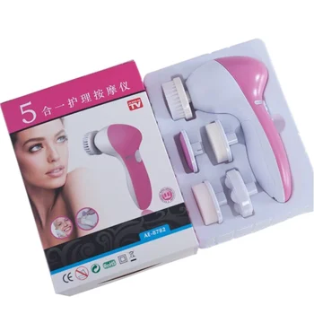 5 v 1 Električni Facial Cleanser Pranje Obraza Čiščenje Pralni Kože, Pore Čistilo Čiščenje Telesa, Masažo Krtačo