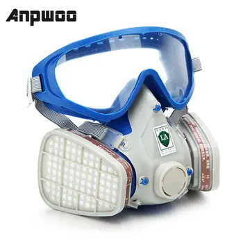 ANPWOO Plina Celovito Kritje Barve Kemičnih Maska & Očala Pesticidov Dustproof Fire Escape respirator ogljikov filter za masko