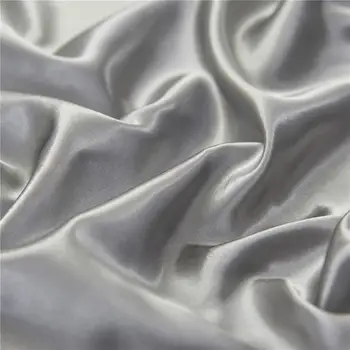 Simulirani svile opremljena stanja za dvojna postelja luksuzni postelji stanja barva poletje svež občutek rjuhe polne velikosti z Elastičnim Trakom