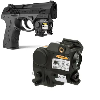 Taktično Beretta PX4 Kompakten Pištolo Lasersko Svetlobo Combo Ruger SR9C Walther PPQ CZ 75 Pištolo Zračne Puške Laser Pogled (BREZ Baterij)