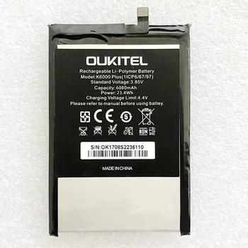Za OUKITEL K6000 PLUS Baterija Telefona 3.85 V Zamenjavo 6068mAh Deli Akumulator Vgrajen v Delih