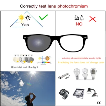 Visoka kakovost modnih klasičnih photochromic obravnavi očala, priložnostne vožnjo sončna očala, UV zaščita, dvonamenskega