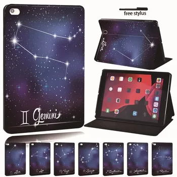 Za iPad 2 3 4 5 6 7/Zrak 1 2 3/Pro 11 2018 2020 PU Usnje Tablet Folio Stojalo Pokrov-Ultra-tanek Star barve Slim Case