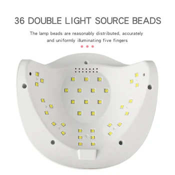 120W SUNX PLUS UV-LED Lučka za Nohte, lase s 36 Kroglice Za Nohte, Lase Sušenje poljskih Geli 10s/30-ih/60-ih letih Časovnik za Samodejni Senzor za Manikiranje
