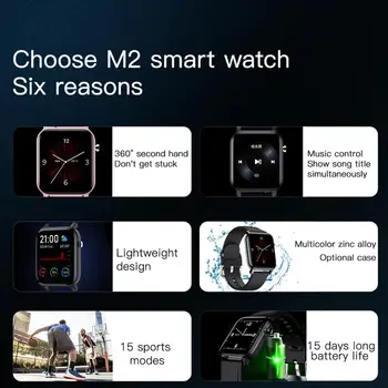 TimeOwner Smart Band Srčni Utrip, Krvni Tlak Monitor Visoke Svetlosti Barvit Zaslon Smart Zapestnica Manšeta Obvestilo
