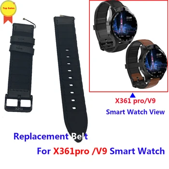 Original Watch Baterije 800mah Za V9 Smartwatch Spremembe Usnjeni Trak za X361pro ročno uro Zamenjava Backcover Ure Pokrov