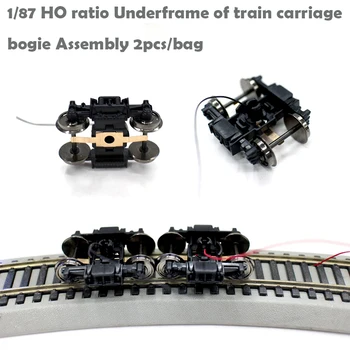 1/87 HO razmerje Underframe vlak prevoz podstavnih Skupščine Uspela deli vlakom toy model Električne povezave