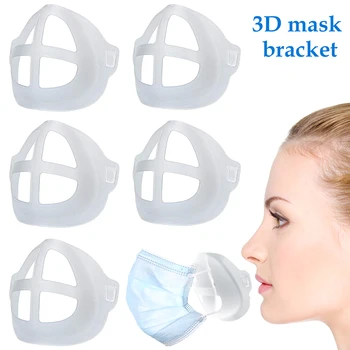 10pcs Masko Imetnik 3D Dihanje Ventil Usta Masko za enkratno uporabo z Dihanjem Pomoč Masko Notranje Blazine Nosilec Za Odrasle Masko Imetnik