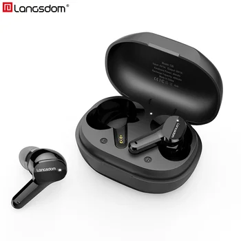 Langsdom Uradni T26 Bluetooth Slušalke Z Mikrofonom Cvc8.0 Šumov Res Brezžične Slušalke Tws Mini Čepkov