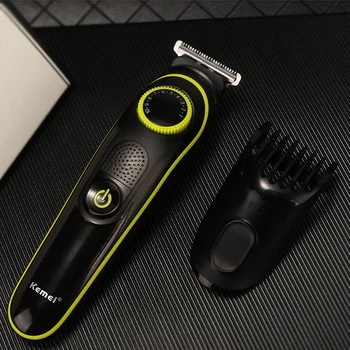 Kemei hair trimmer KM-696 5 v 1 polnilna lase clipper nos brivnik z izmeničnim brivnik britev lase carving bodyhair odstranjevalec