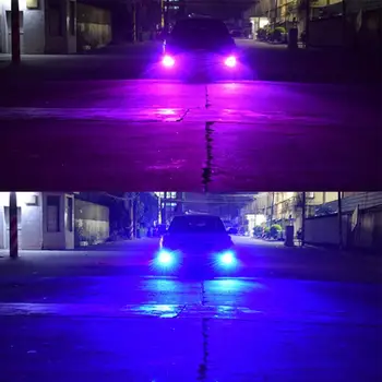 1Pair H1/H3/H4/H7/H11/9005 Glasovni Nadzor Avtomobilski Žarometi Luči za Meglo Sijalka RGB Daljinski upravljalnik Lučka za Avtomobile Oprema