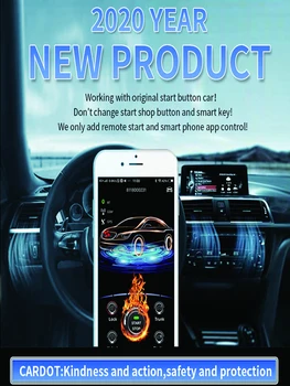 Cardot Daljinsko Motorja 4g Gps Gsm App Start Stop Sistem Deluje Avto S Prvotnih Tovarniških Gumb