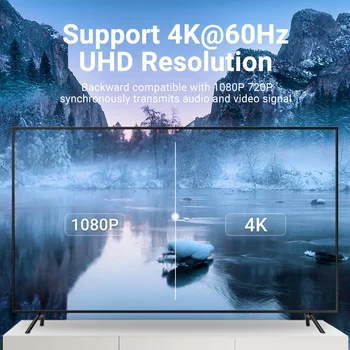 Banja Tip C do HDMI Adapter USB-C HDMI 4K 2.0 Adapter za MacBook Samsung Galaxy S10/S9 Huawei Mate 20 P40 Pro USB C do HDMI