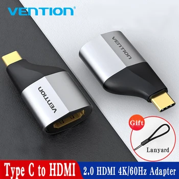 Banja Tip C do HDMI Adapter USB-C HDMI 4K 2.0 Adapter za MacBook Samsung Galaxy S10/S9 Huawei Mate 20 P40 Pro USB C do HDMI
