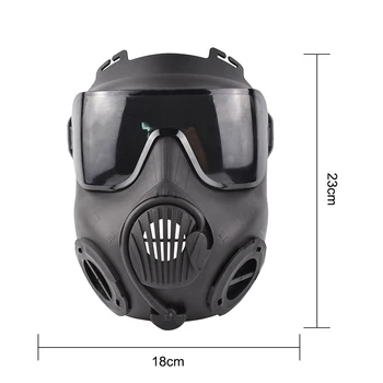 Plinsko masko Za Vojaške Airsoft Streljanje, Lov, Jahanje CS Cosplay Poln Obraz Taktične Zaščitne Maske Z Filtri, Izpušni Ventilator