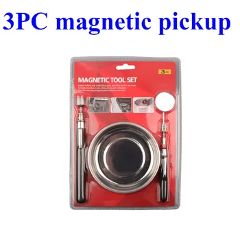 3Pcs/Set Magnetnih Kovin Deli Pladenj Posodo za Shranjevanje Garaža Jed Matico, Vijak Vijak Držala kuhinjski pripomočki iz nerjavečega jekla magnetni pladenj