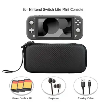 EVA Težko Nosite s torbico Vrečko za Shranjevanje Slušalke Kabel Pomnilniško Kartico za Shranjevanje Primeru za Nintendo Stikalo Lite Mini Konzola