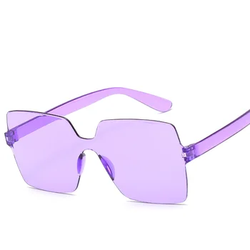 Enega Kosa Prevelik sončna Očala Ženske Veliko Ogledalo Okvir Očal Sladkarije Barvni Kvadratek sončna Očala Ocean Objektiv Odtenki Lady Očala MM56