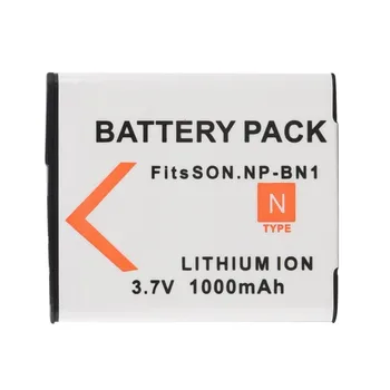 1000mAh NP-BN1 NP BN1 Digitalni Baterija za Sony TX9 WX100 TX5 WX5C W620 W630 W670 TX100 Fotoaparat Zamenjava Li-ion Bateria Pack