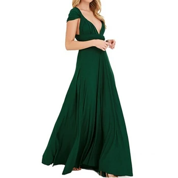 Multiway Zaviti Zamenljivih Maxi Obleka Ženske Seksi Povoj Dolgo Obleko Klub Stranka Družice Infinity Obleke Haljo Longue Femme