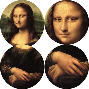 Da Vinci Slavni Nasmeh Mona Lisa Platno, Slikarsko, Plakati, Tiskanje Quadros Cuadros Stenskih slikah, za Dnevni Sobi Doma Dekor